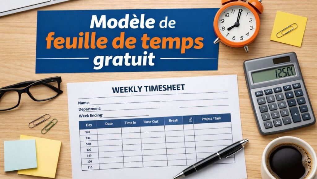 modèle de feuille de temps gratuit