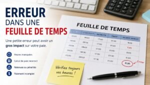 Read more about the article Comment une simple erreur dans une feuille de temps peut affecter le calcul de votre paie dans son intégralité