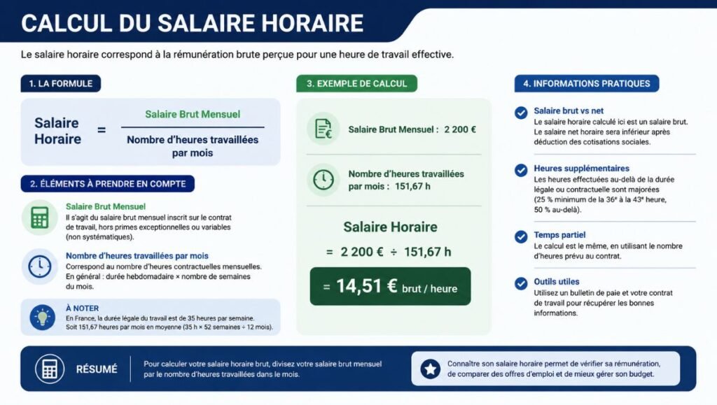 Calcul Salaire Horaire