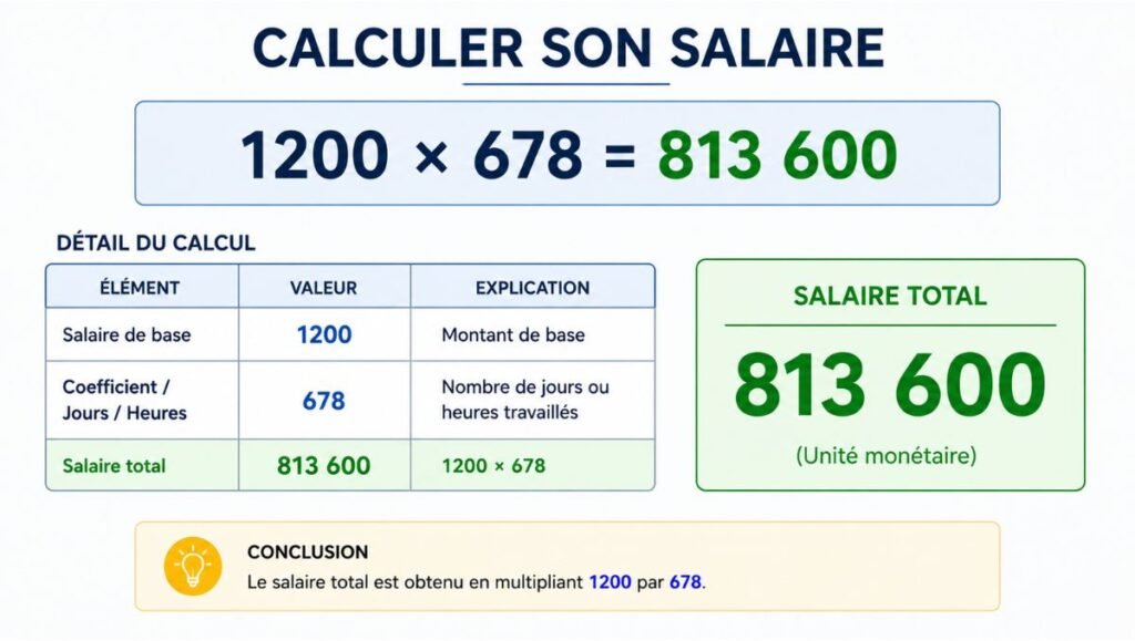 calculer son salaire