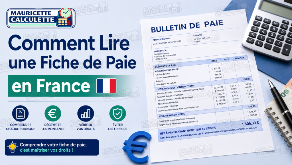 Comment Lire une Fiche de Paie en France