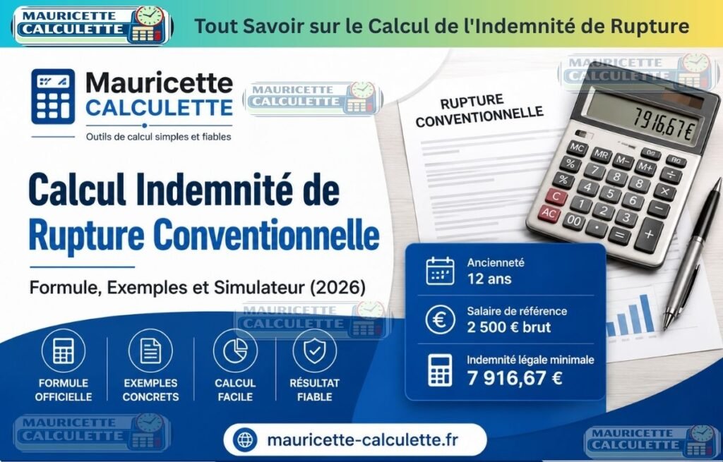 Calcul Indemnité de Rupture