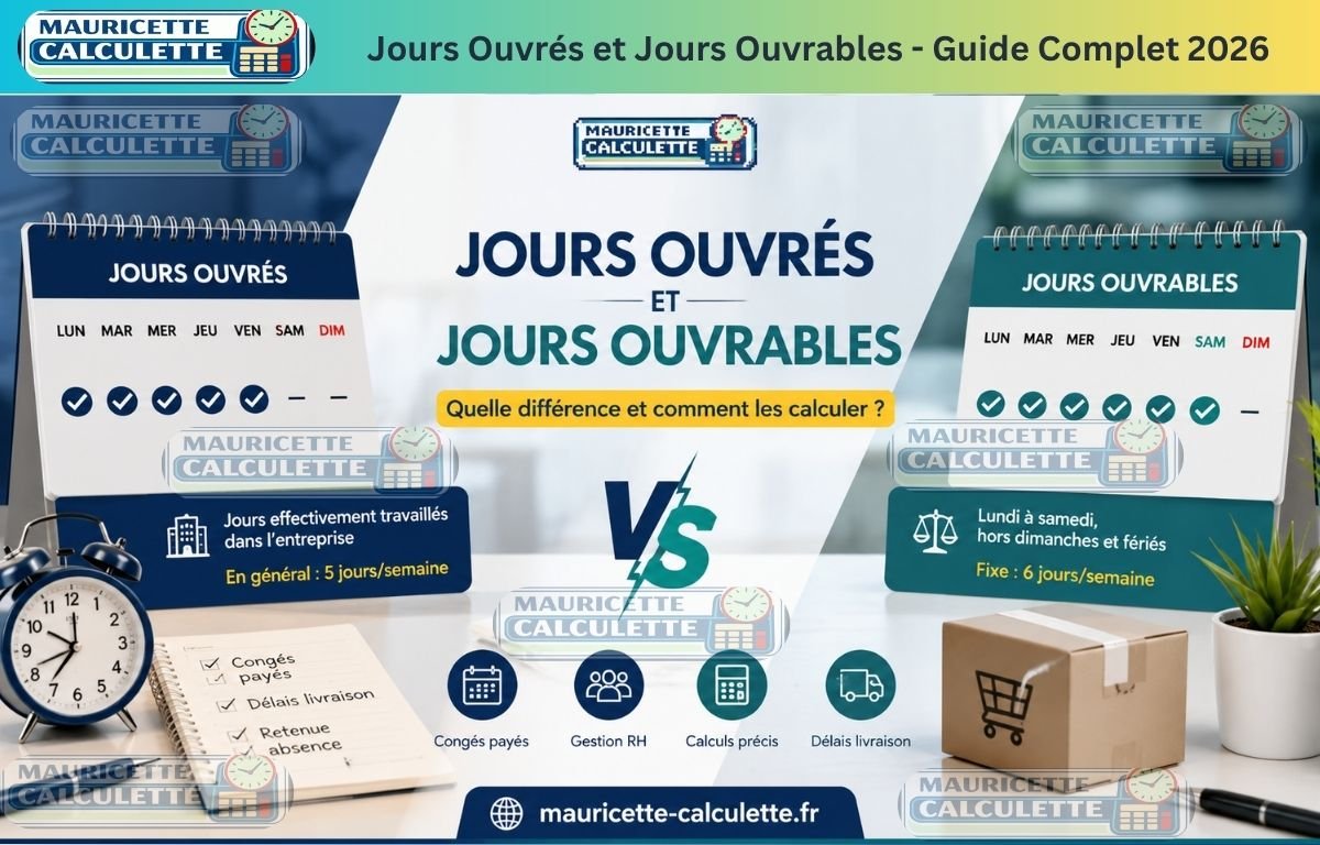 Read more about the article Jours ouvrés et jours ouvrables – quelle différence et comment les calculer ?