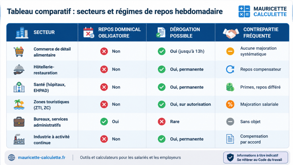 repos hebdomadaire