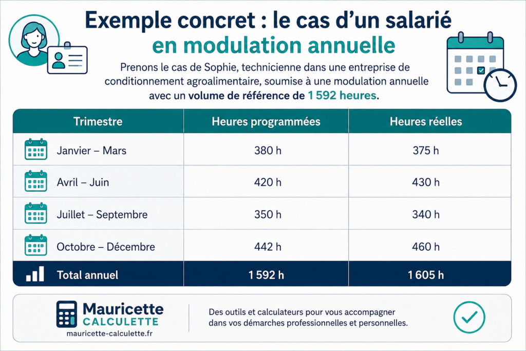 modulation du temps de travail