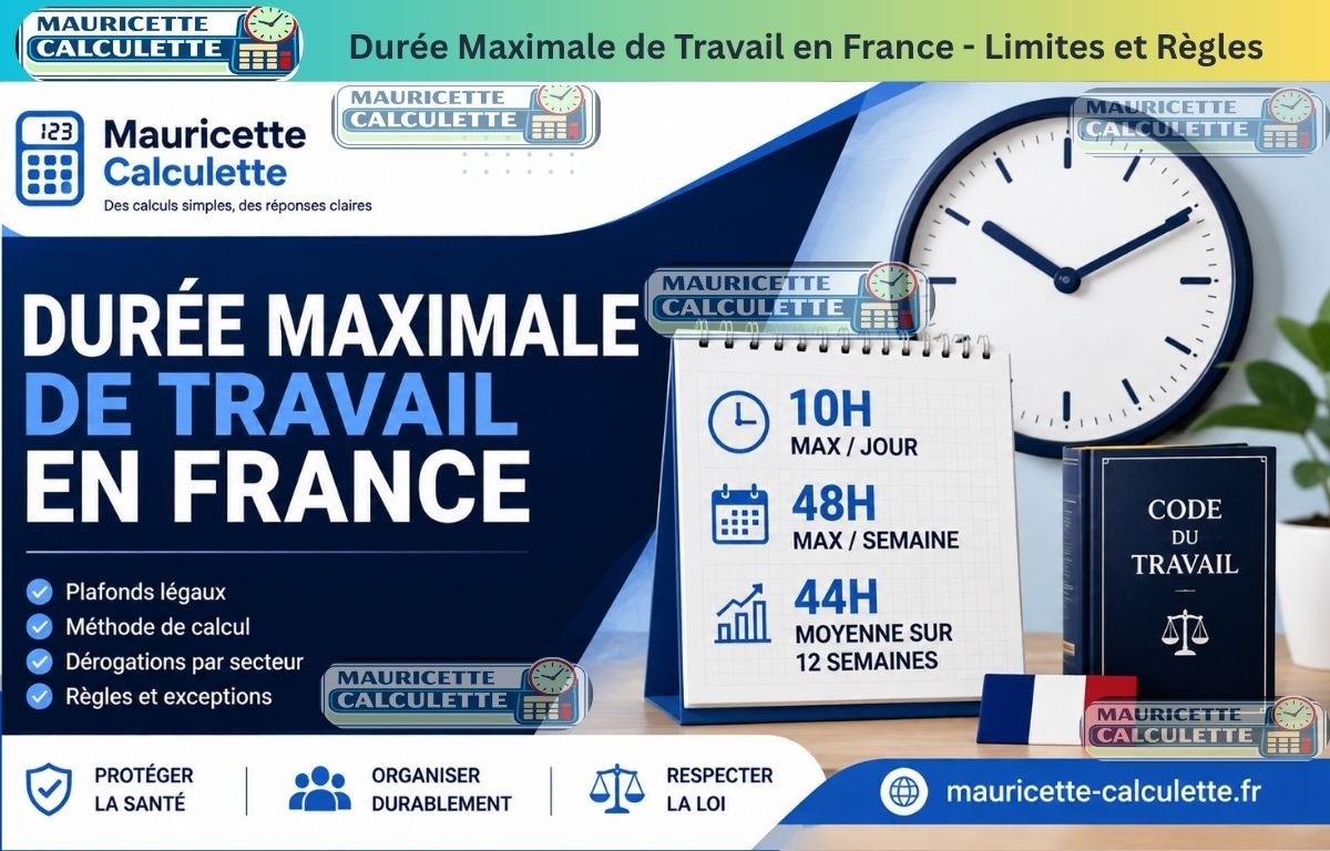 Read more about the article Durée maximale de travail en France – Limites légales et calcul