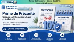 Read more about the article Prime de précarité : calcul des 10 %, base et cas d’exclusion en 2026