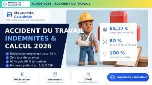 Read more about the article Accident du travail 2026 : déclaration, indemnités et calcul