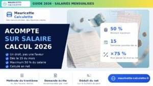 Read more about the article Acompte sur salaire 2026 : calcul du montant et demande