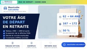 Read more about the article Âge départ retraite 2026 : calcul par année de naissance