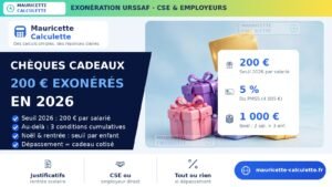 Read more about the article Chèques cadeaux salariés 2026 : plafond URSSAF et calcul