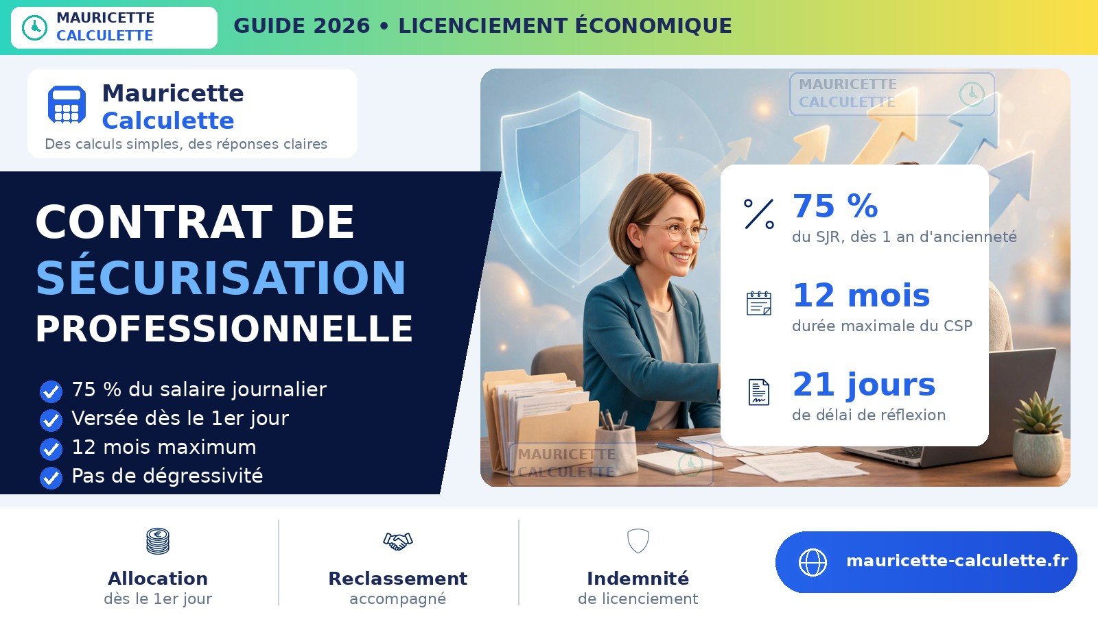 You are currently viewing Contrat de sécurisation professionnelle 2026 : allocation, calcul et montant