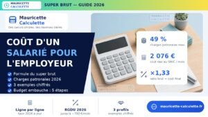 Read more about the article Coût d’un salarié 2026 : calcul du super brut employeur