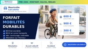 Read more about the article Forfait mobilités durables 2026 : montant, calcul, règles