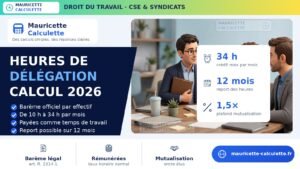 Read more about the article Heures de délégation CSE 2026 : calcul, barème et paiement