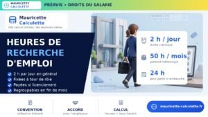 Read more about the article Heures de recherche d’emploi : calcul pendant le préavis