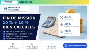 Read more about the article Intérim 2026 : calcul de l’indemnité de fin de mission (IFM)