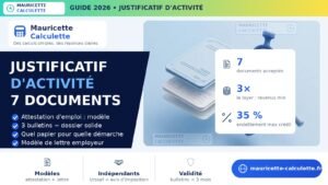 Read more about the article Justificatif d’activité professionnelle : guide complet 2026
