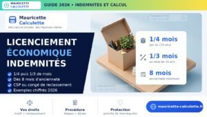 Read more about the article Licenciement économique 2026 : indemnités, calcul et droits