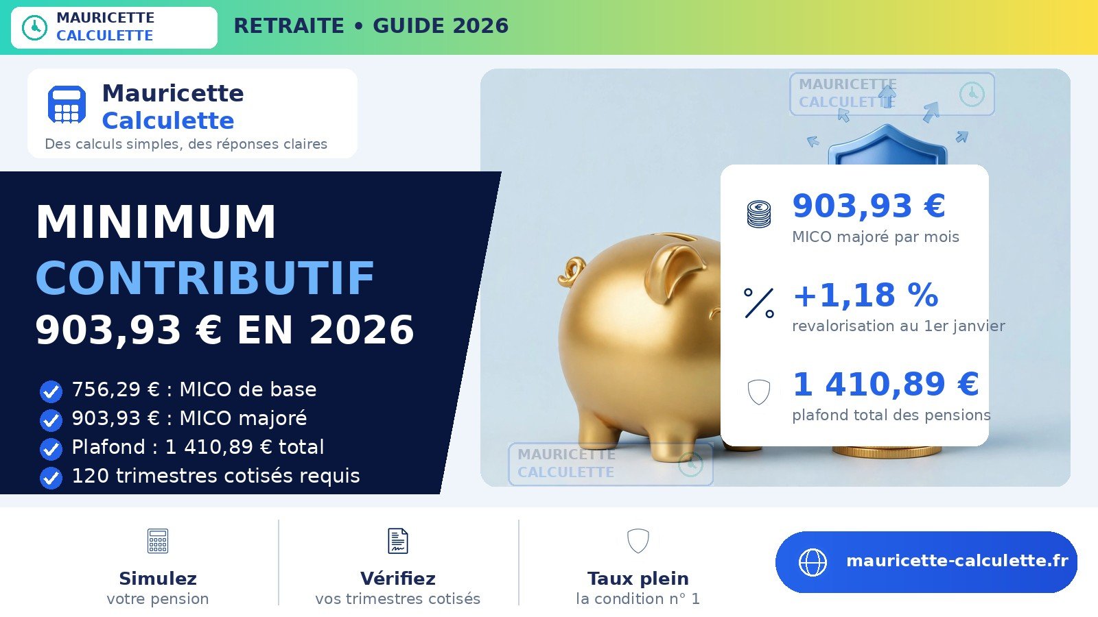 You are currently viewing Minimum contributif 2026 : montants, calcul et conditions