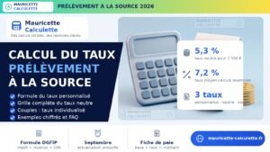 Read more about the article Prélèvement à la source 2026 : calcul du taux pas à pas