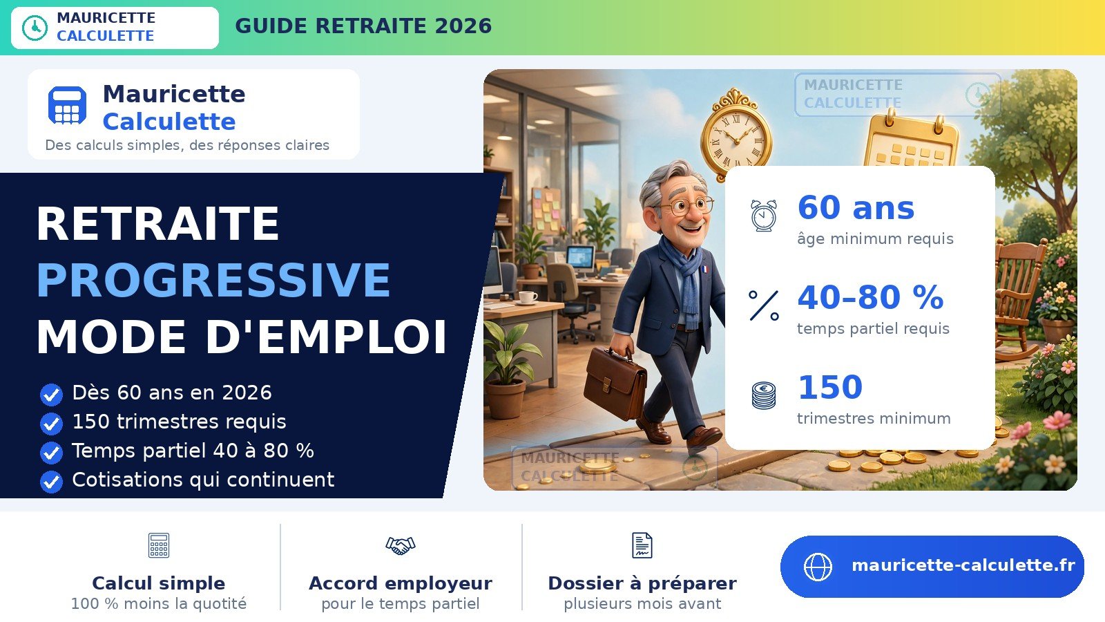Read more about the article Retraite progressive 2026 : conditions, calcul et montant