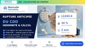 Read more about the article Rupture anticipée d’un CDD 2026 : calcul de l’indemnité